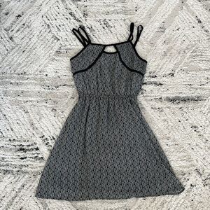 Black & White Feather Dress